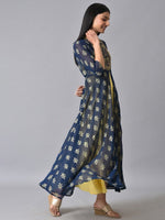 Thumbnail for AURELIA Ethnic Motifs Print Maxi Ethnic Dress