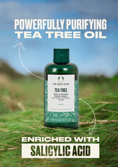 The Body Shop Tea Tree Skin Clearing Facial Wash - Distacart