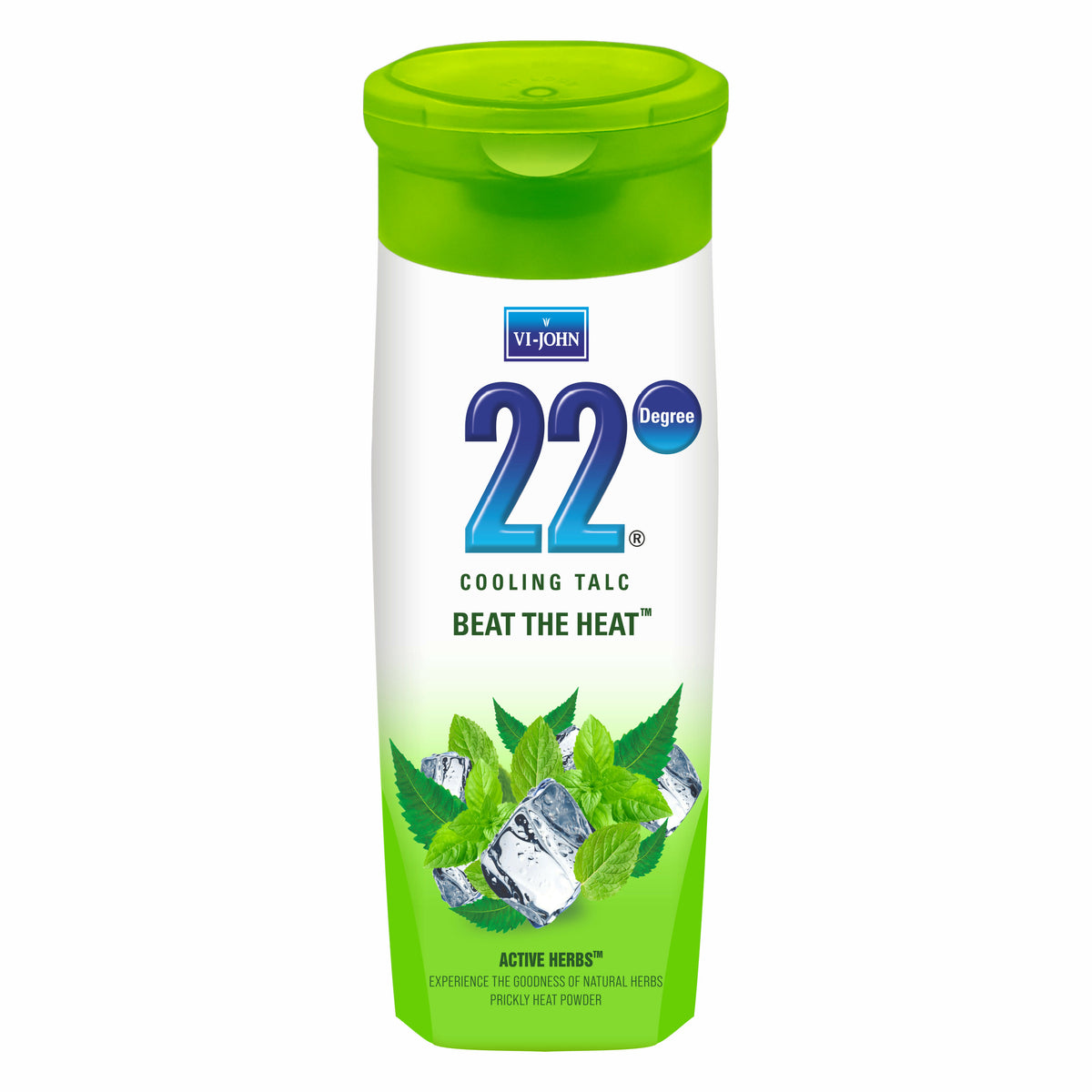 VI-JOHN 22 Degree Cooling Talc Beat the Heat Neem and Mint - Distacart