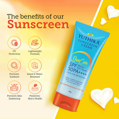 Yuthika Sunscreen Lotion SPF 50 PA+++ - Distacart