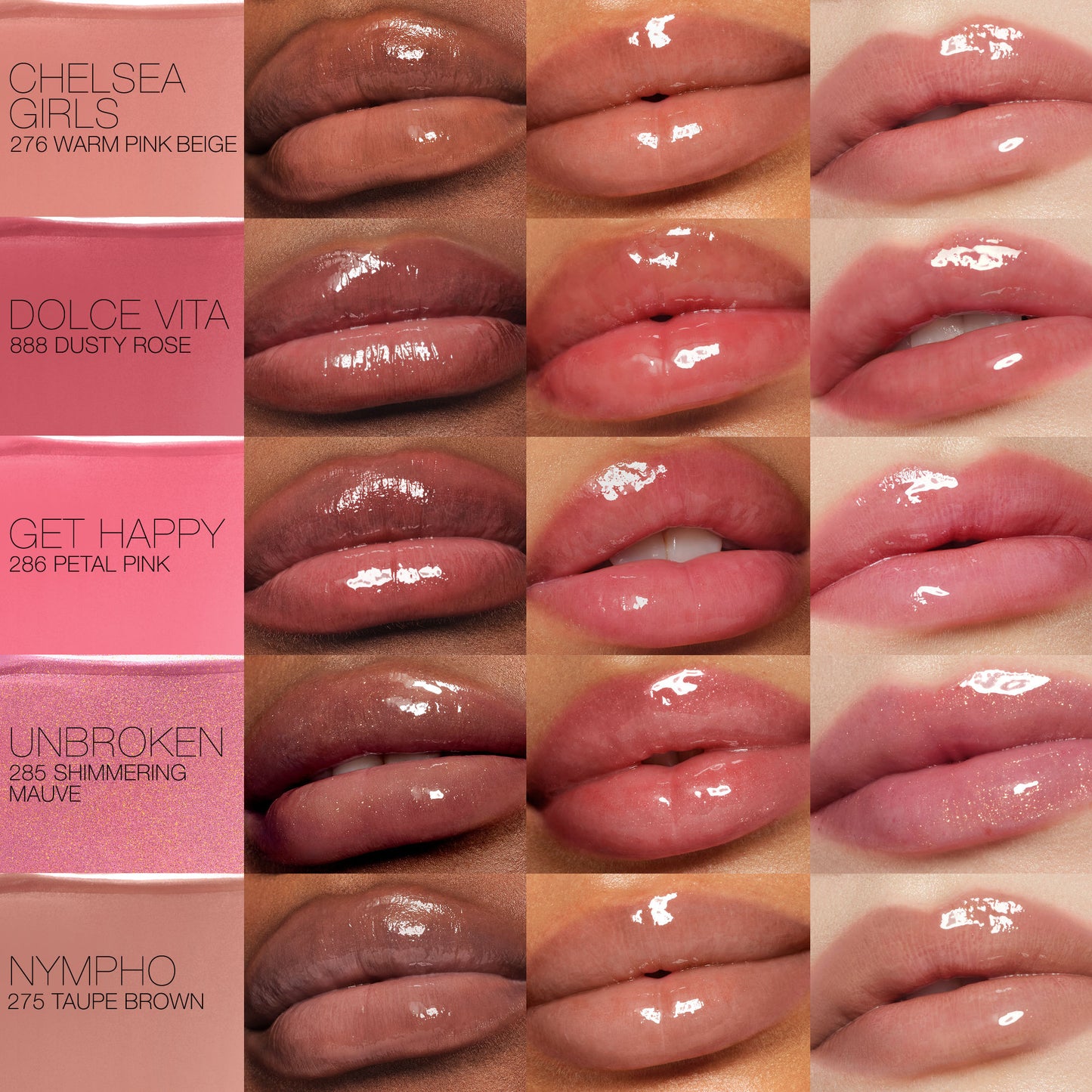nars afterglow lip shine dolce vita 888