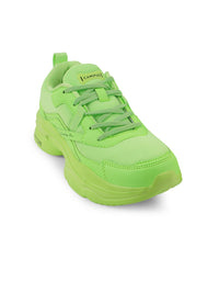 Thumbnail for Campus Women Green Mesh Running Shoes