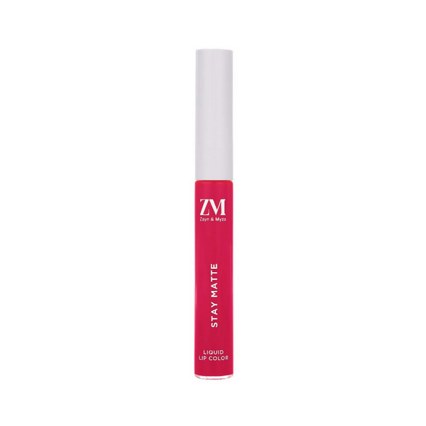 Zayn & Myza Stay Matte Liquid Lip Color - 03 Pink Flamingo - Distacart