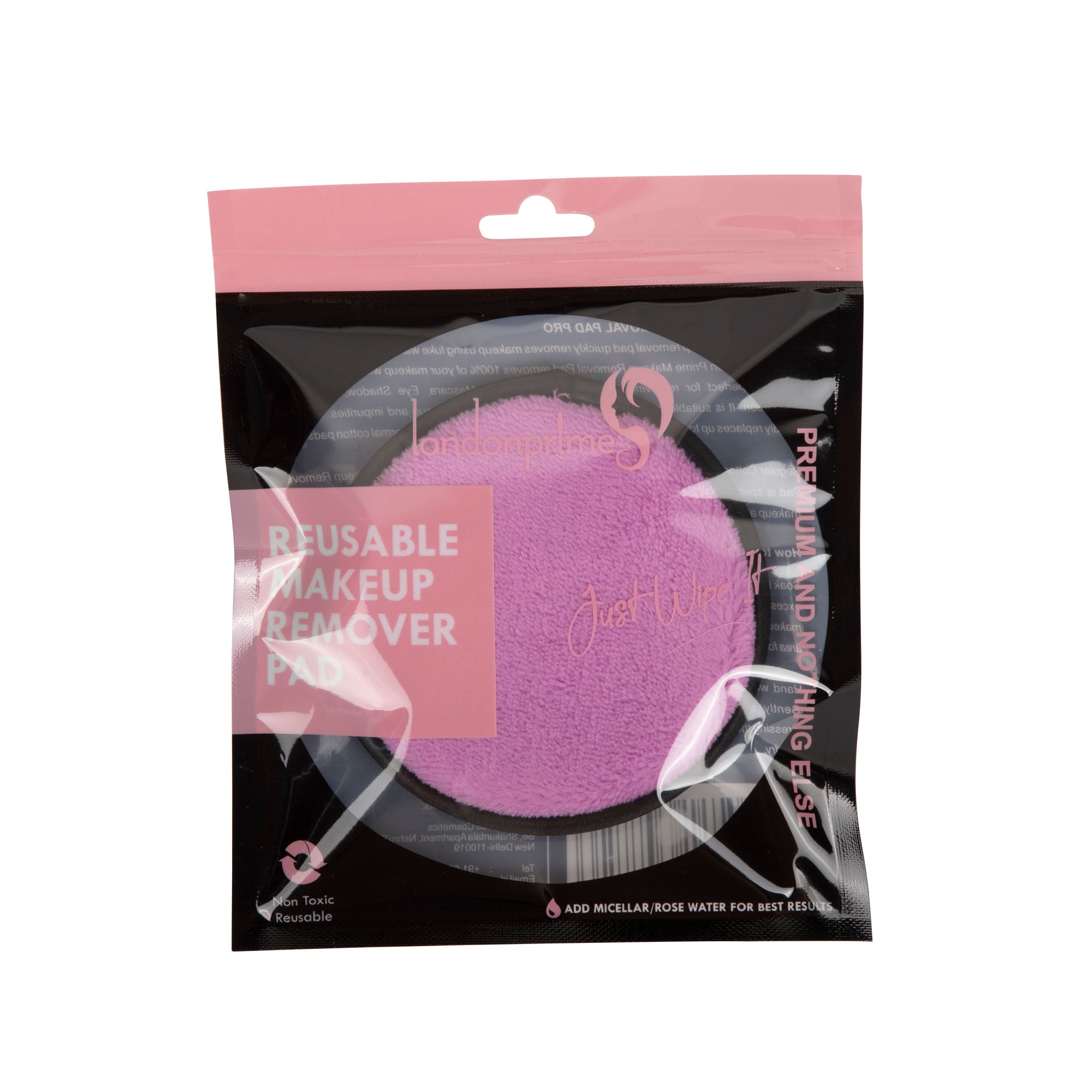London Prime Reusable Makeup Remover Pad Pro Pearly Purple ( Formerly London Pride Cosmetics )