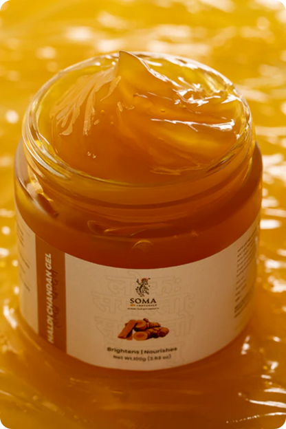 Soma Naturals Haldi Chandan Gel - Distacart