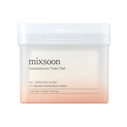 Mixsoon Galactomyces Toner Pad, Gentle Exfoliation, Brightens Skin & Boosts Radiance