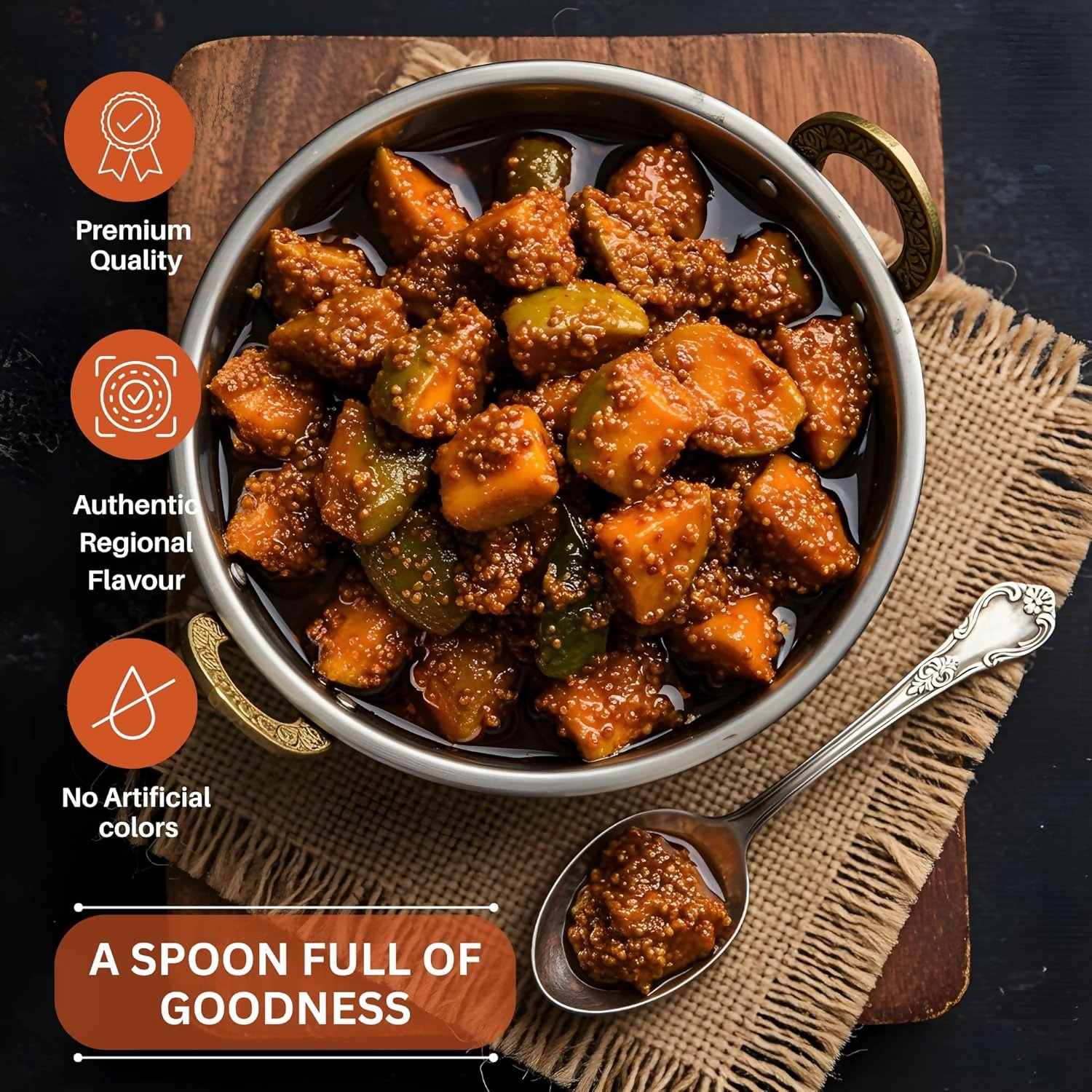 Nilon's Uttam Pradesh Mango Pickle - Dista