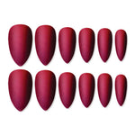 Thumbnail for shills professional reusable press on nails sharp almond spn686