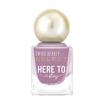 Swiss Beauty Select Here To Stay Nail Enamel - Ash Mauve - Distacart