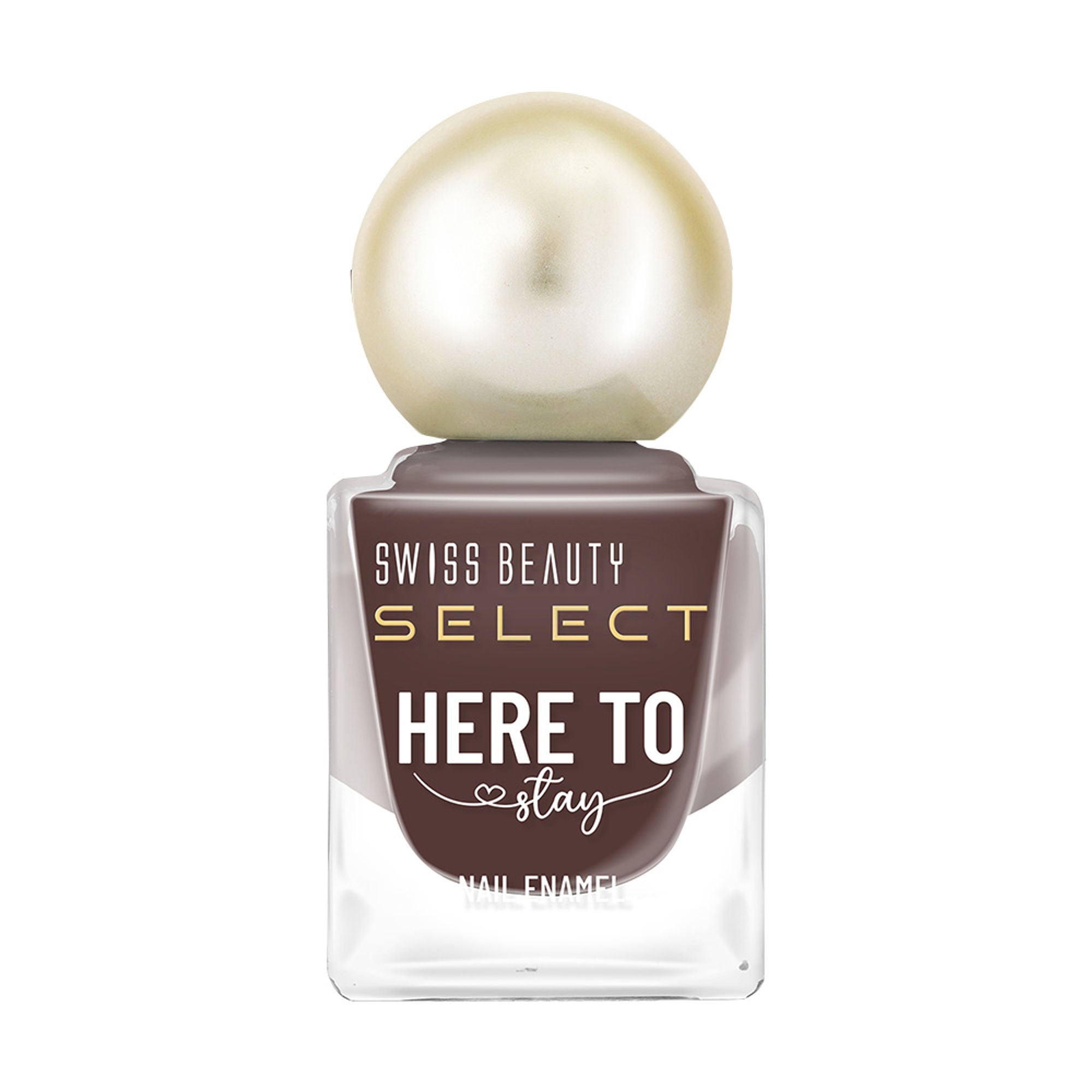 Swiss Beauty Select Here To Stay Nail Enamel - Burnt Coco - Distacart
