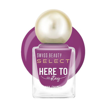 Swiss Beauty Select Here To Stay Nail Enamel - Winter Magenta