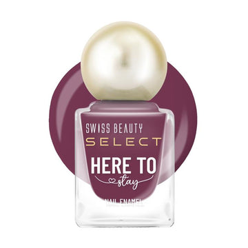 Swiss Beauty Select Here To Stay Nail Enamel - Warm Pink