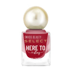 Thumbnail for Swiss Beauty Select Here To Stay Nail Enamel - Spicy Cherry - Distacart