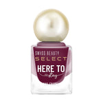 Thumbnail for Swiss Beauty Select Here To Stay Nail Enamel - Ruby Wine - Distacart