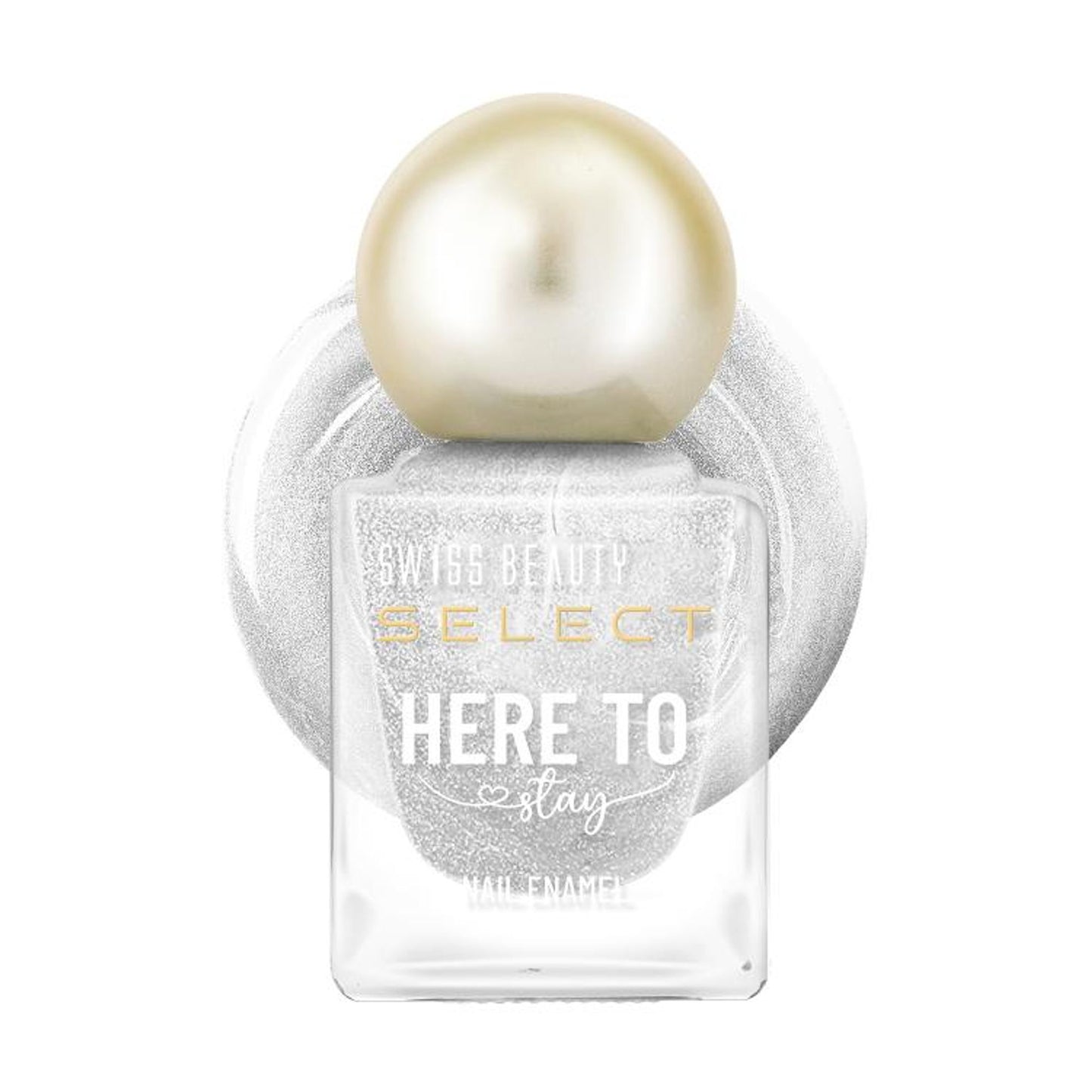 Swiss Beauty Select Here To Stay Nail Enamel - Metallic Silver