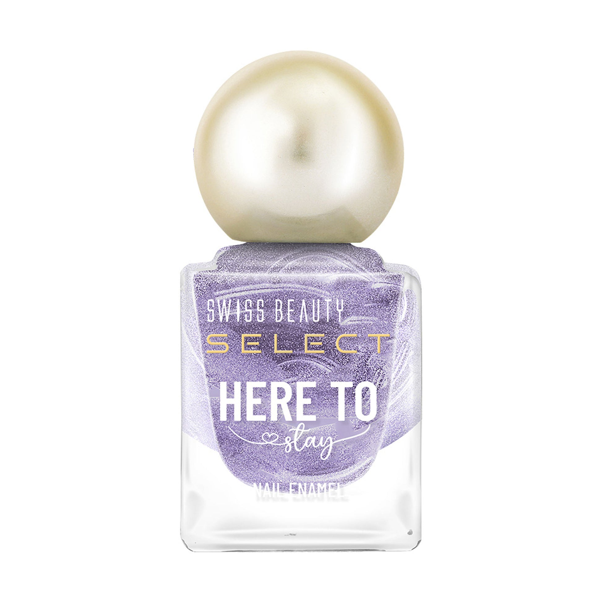 Swiss Beauty Select Here To Stay Nail Enamel - Chunky Violet - Distacart