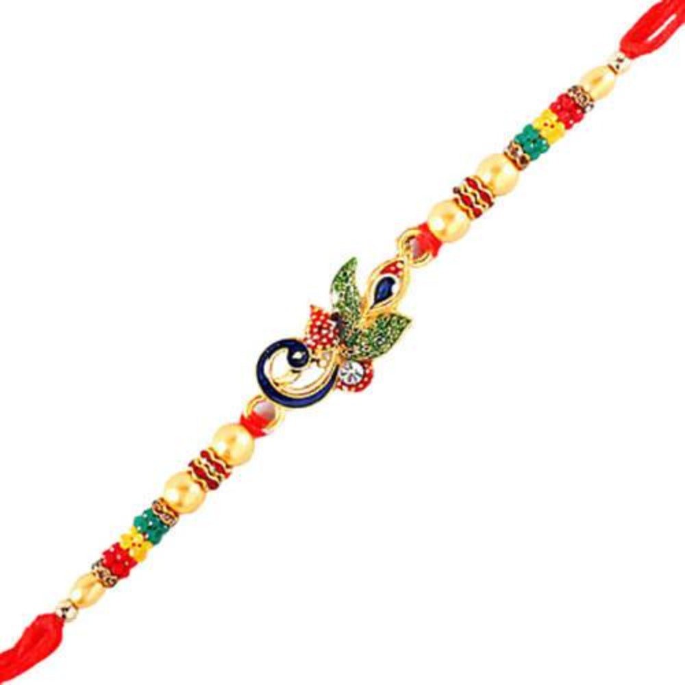 Alluring Peacock Rakhi