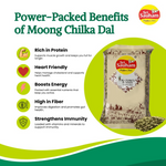 Thumbnail for Sri Sauham Premium Unpolished Moong Chilka Dal - Distacart