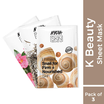 Nykaa Naturals K-Beauty Sheet Masks Combo