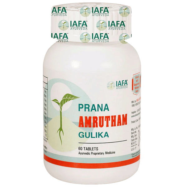 Iafa Ayuveda Prana Amrutham Gulika Tablets