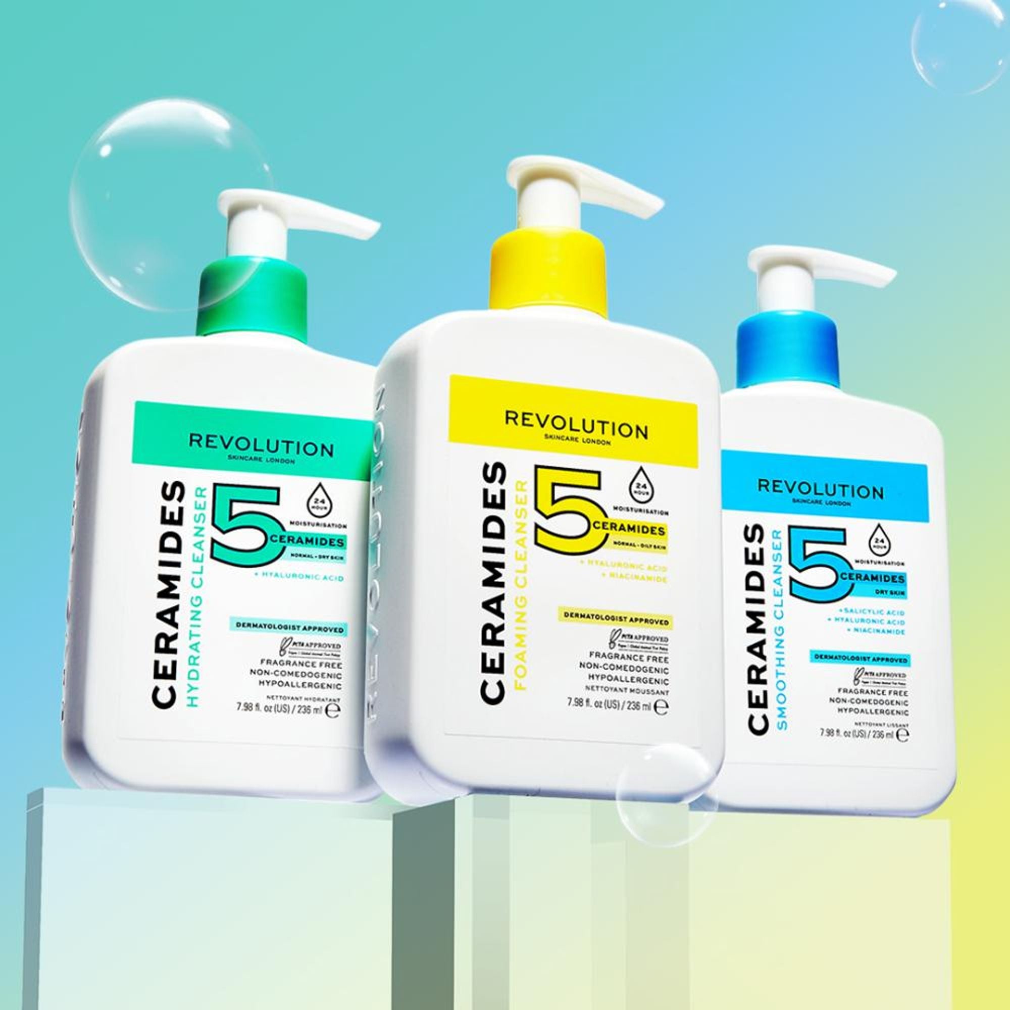 Makeup Revolution Skincare Ceramides Smoothing Cleanser