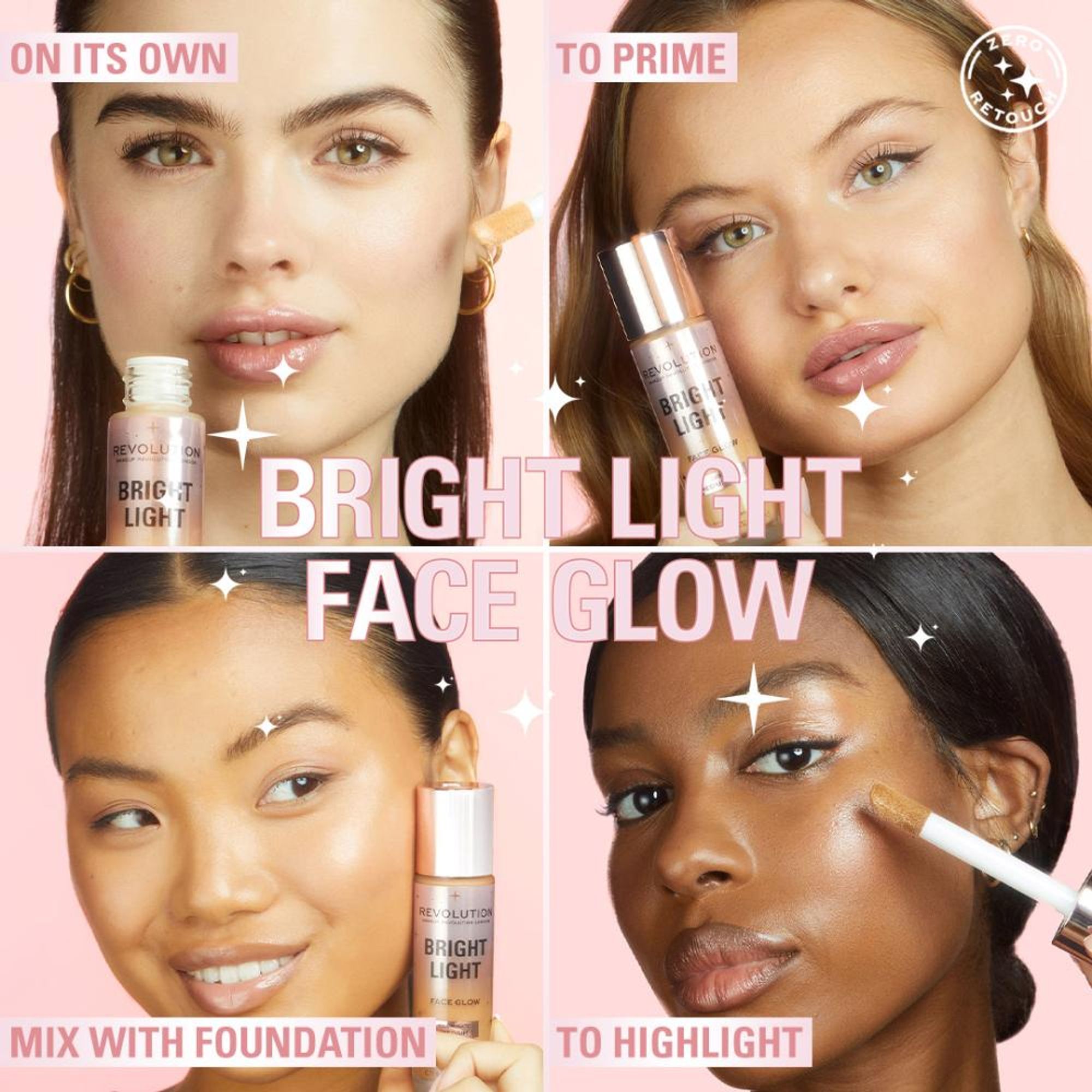 Makeup Revolution Bright Light Face Glow - Illuminate Medium