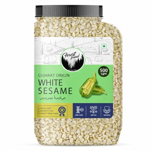 Forest Found White Sesame Seeds - 500g