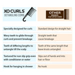 Thumbnail for XO Curls Shower Detangling Comb - Green - Dista