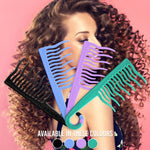 Thumbnail for XO Curls Shower Detangling Comb - Green - Dista
