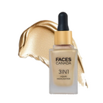 Thumbnail for Faces Canada 3 in 1 Liquid Highlighter - Gold 01 - Distacart
