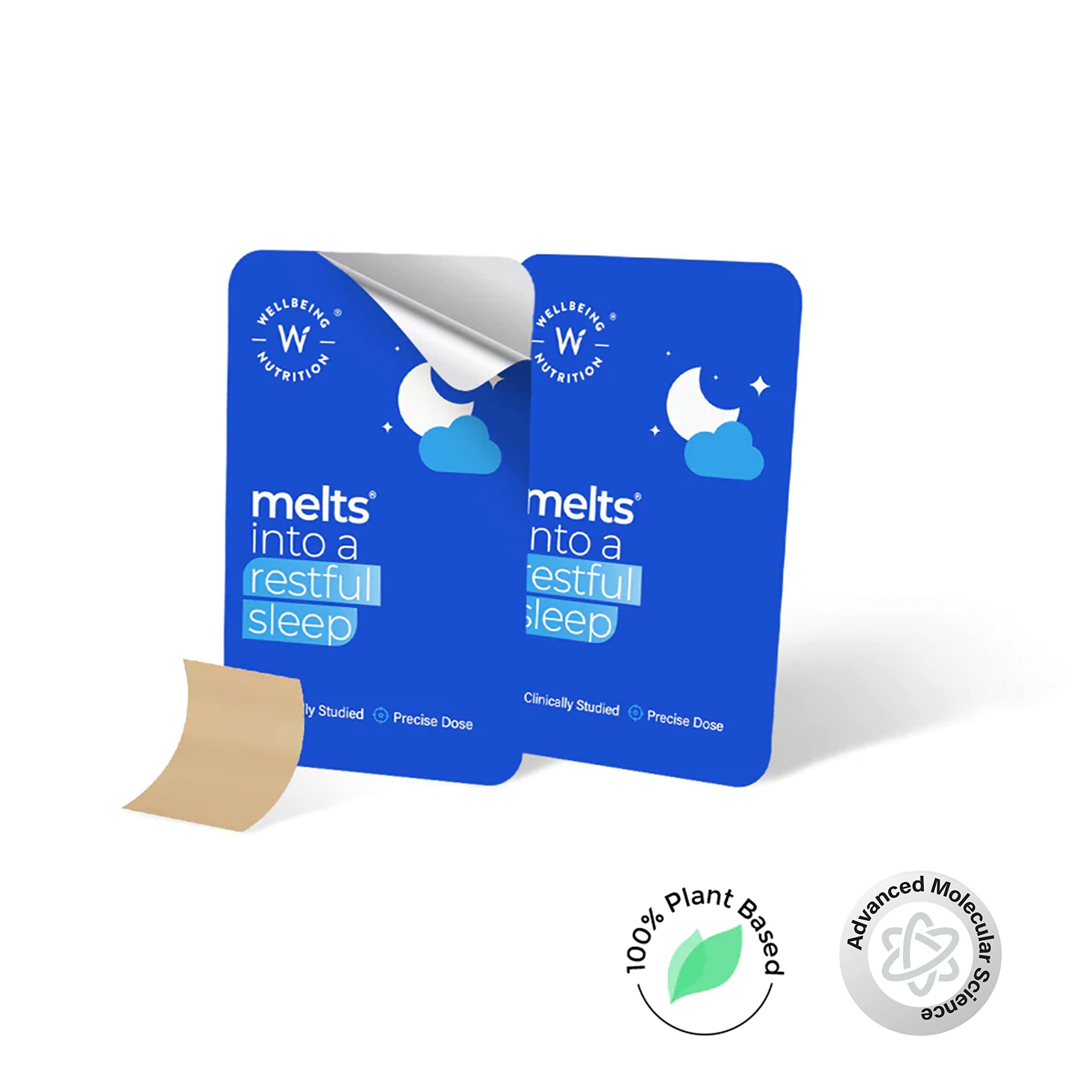 Wellbeing Nutrition Melts Restful Sleep & Instant Energy Oral Strips Combo - Distacart