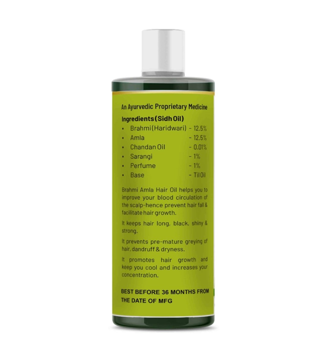 Alex Brahmi Amla Ayurvedic Hair Oil - Distacart