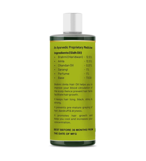 Alex Brahmi Amla Ayurvedic Hair Oil - Distacart