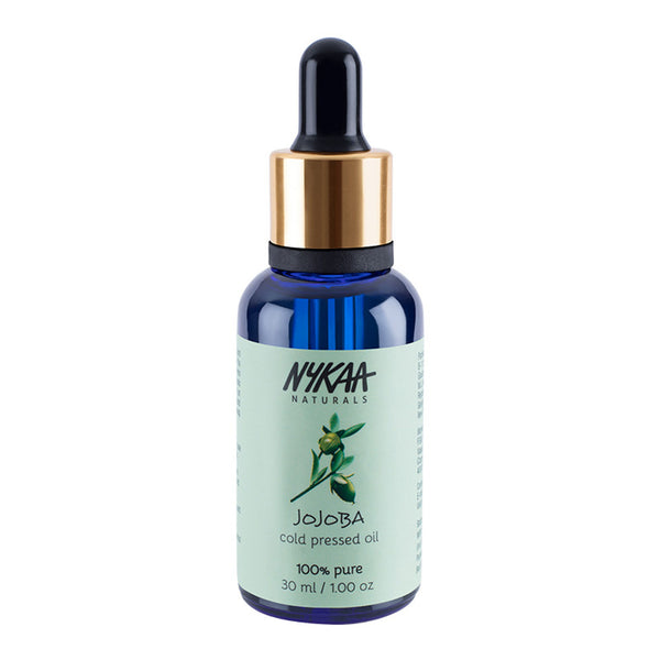 Nykaa Naturals Jojoba 100% Pure Cold Pressed Face Oil-Deep Hydration & Nourishment - All Skin Types
