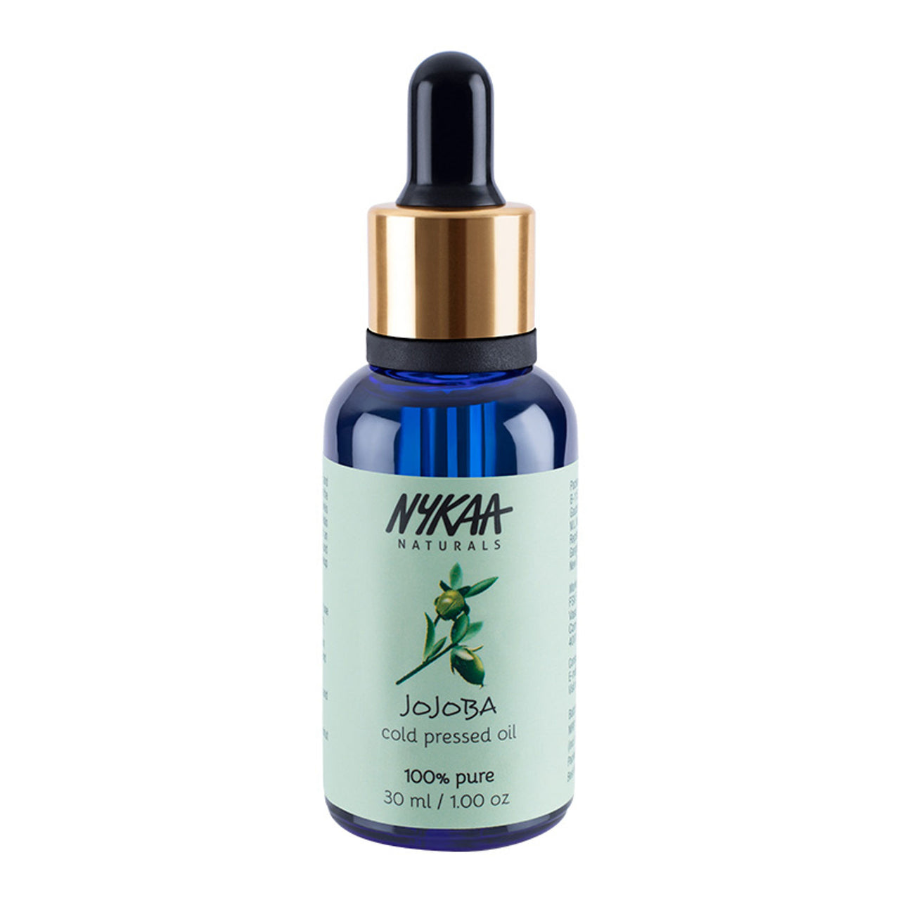 Nykaa Naturals Jojoba 100% Pure Cold Pressed Face Oil-Deep Hydration & Nourishment - All Skin Types