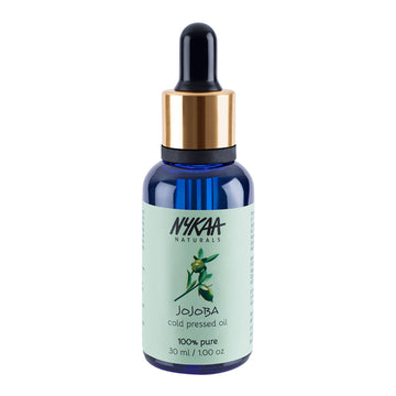 Nykaa Naturals Jojoba 100% Pure Cold Pressed Face Oil-Deep Hydration & Nourishment - All Skin Types