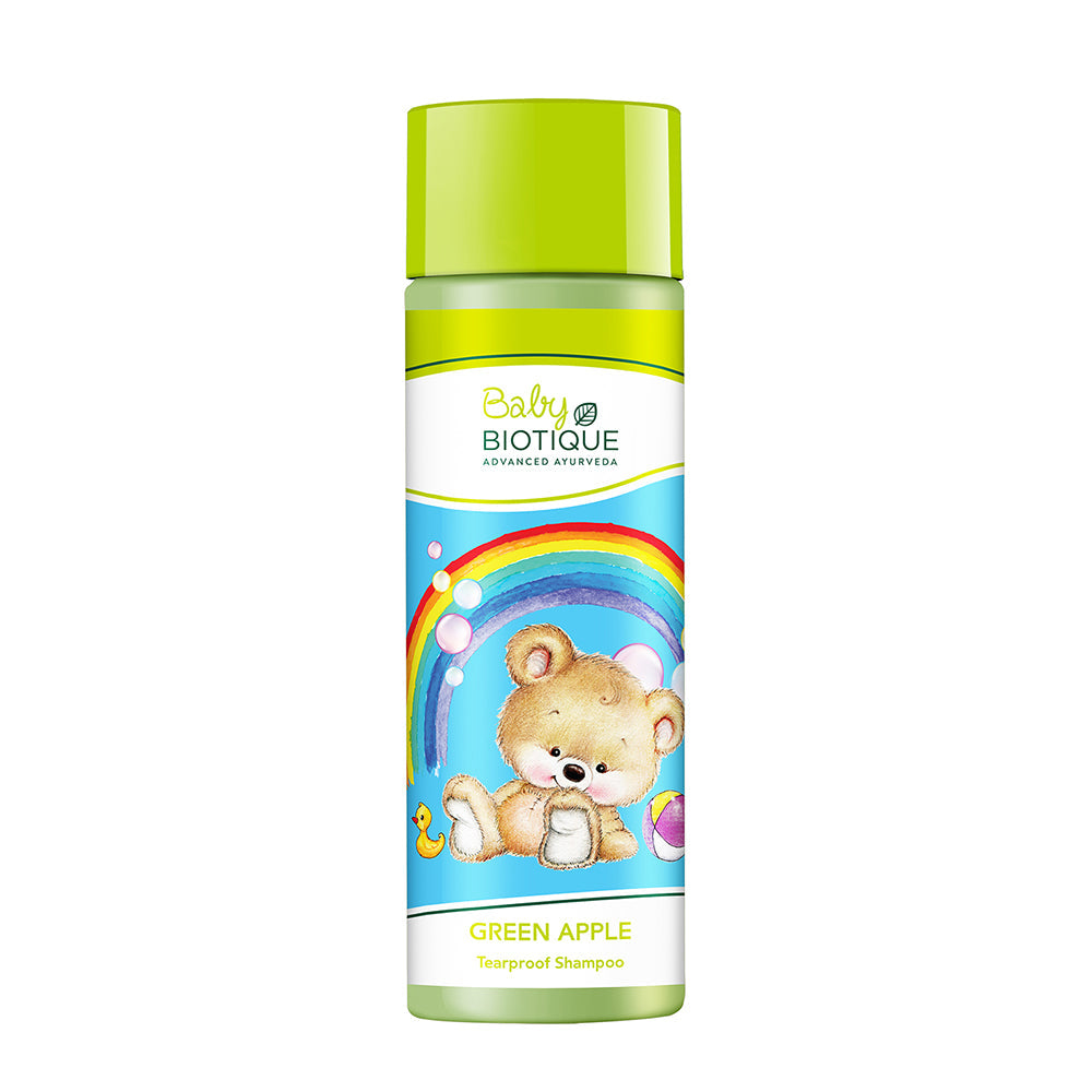 Biotique Disney Baby Bio Green Apple Tearproof Shampoo For Kids - Distacart