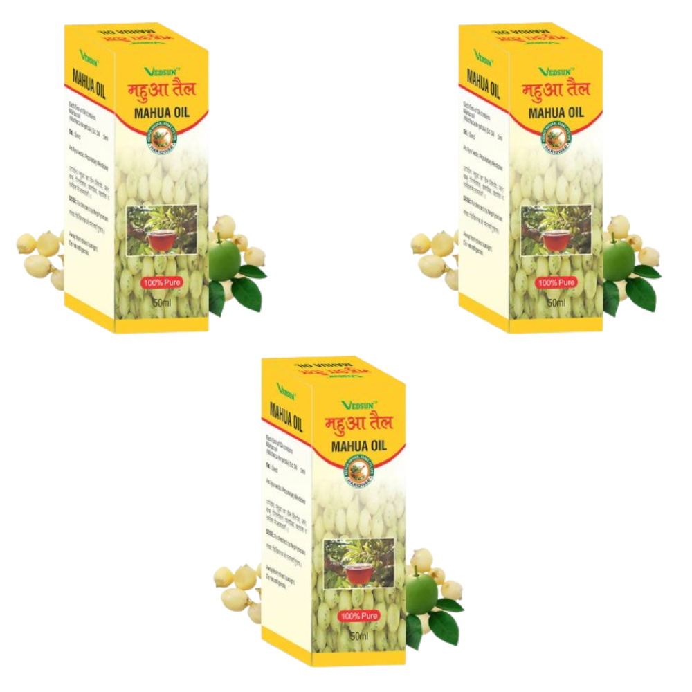 Vedsun Natural Mahua Oil Pure and Organic Pain Relief Massage Oil - Distacart