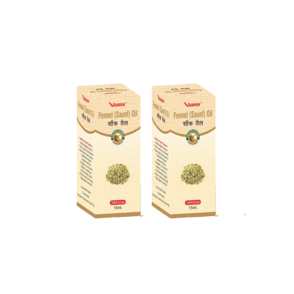 Vedsun Naturals Fennel Sauf Oil Pure And Organic Skin Care, Anti Aging, Hair Growth - Distacart