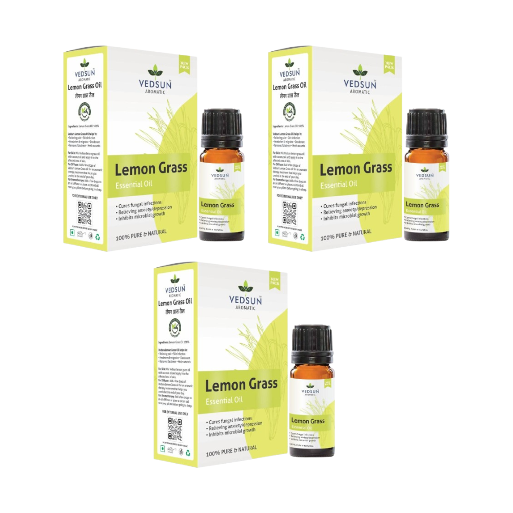 Vedsun Naturals Lemon Grass Essential Oil - Distacart