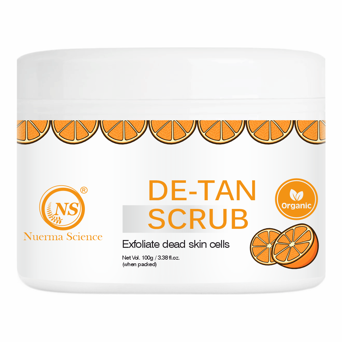 Nuerma Science De-Tan Face Scrub | Removes Blackheads, Whiteheads & Controls Excess Oil - Distacart