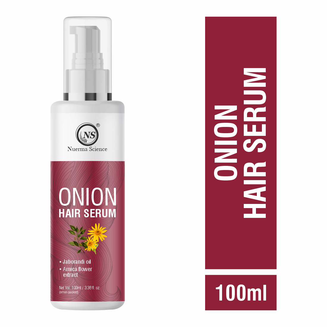 Nuerma Science Onion Hair Serum with Jaborandi Oil - Distacart