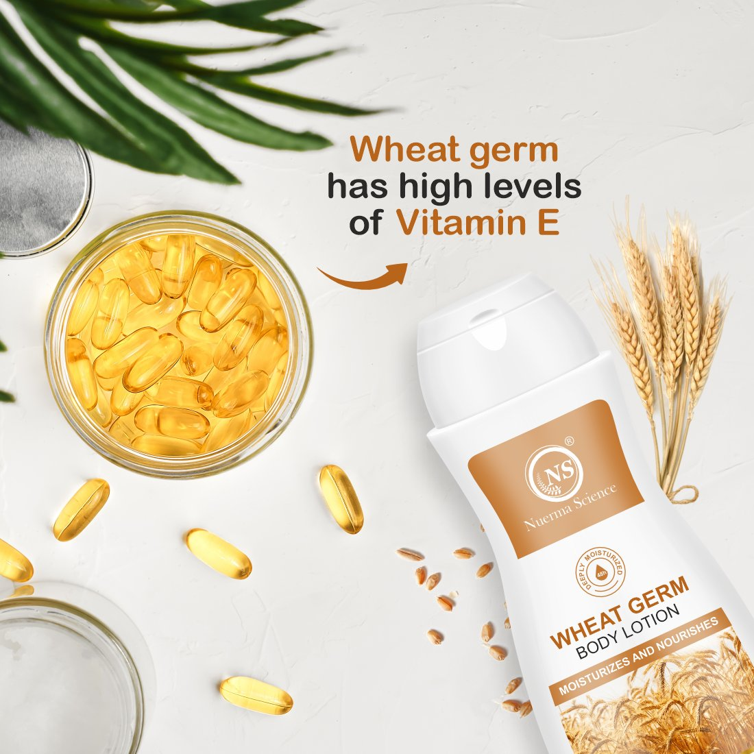 Nuerma Science Wheat Germ Body Lotion to Moisturize & Nourishes Skin - Distacart