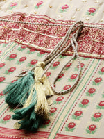 Thumbnail for AURELIA Beige & Pink Ethnic Motifs Printed Maxi Dress - Distacart