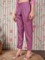 Thumbnail for Ode by House of Pataudi Floral Printed Regular Pure Cotton Kurta with Trousers & Dupatta - Distacart