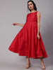 Aks Woven Design Thread Work Anarkali Silk Kurta - Distacart