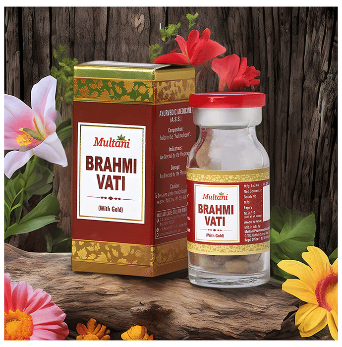 Multani Brahmi Vati With Gold