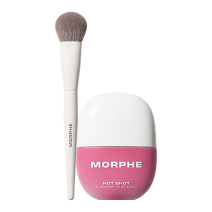 MORPHE M204 Blush Brush + Hot Shot Blush Drops Flex Symbol