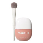 Thumbnail for MORPHE M204 Blush Brush + Hot Shot Blush Drops Natural Heat