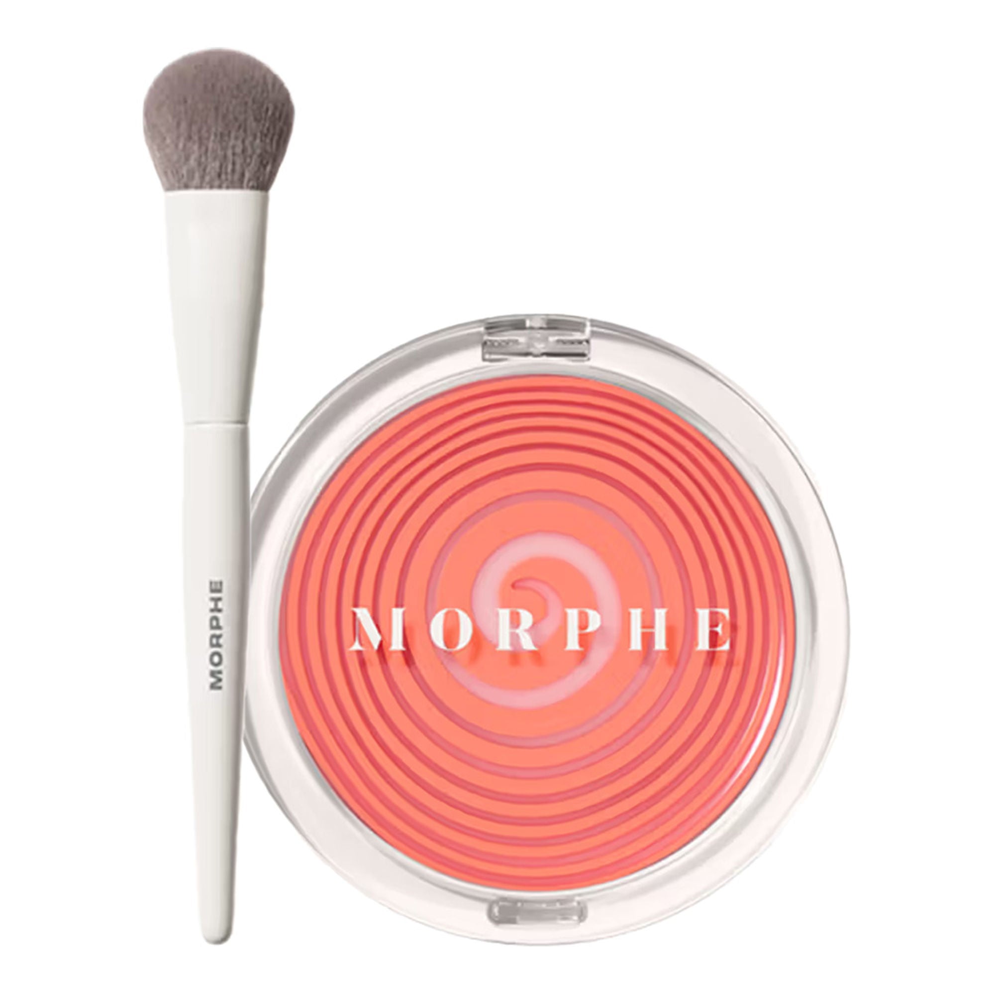 MORPHE M204 Blush Brush + Huephoric Rush Blush Addicted